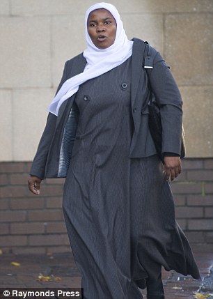 Dr Hadiza Bawa-Garba, arriving at Nottingham Crown Court today